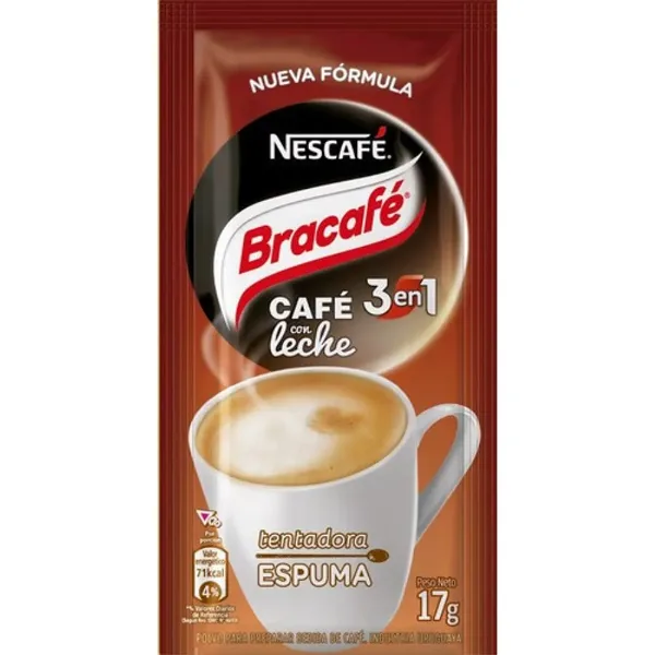 Bracafe Nescafe 3en1 Leche 17 g