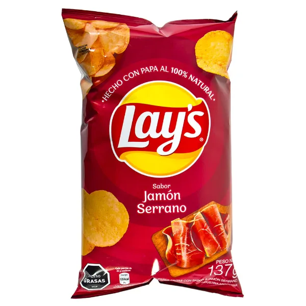Papas Fritas Lay's Jamón Serrano 137 g