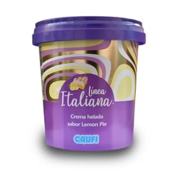 Helado Crufi Linea Italiana Lemon Pie 500 ml
