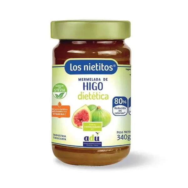 Mermelada Los Nietitos 0% Azucar Higo 340 g