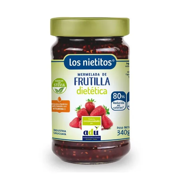 Mermelada Los Nietitos 0% Azucar Frutilla 340 g
