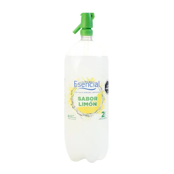 Agua soda Esencial Limón 2 l