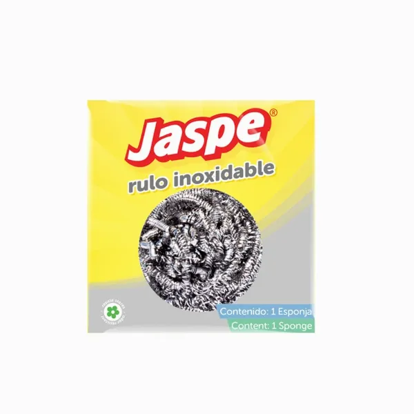 Esponja Jaspe Rulo Acero Inoxidable Un