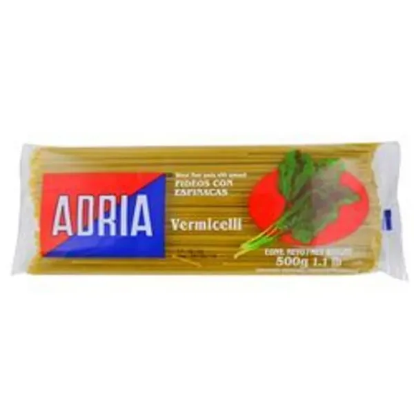 Fideos Adria Espinaca Vermicelli 500 g
