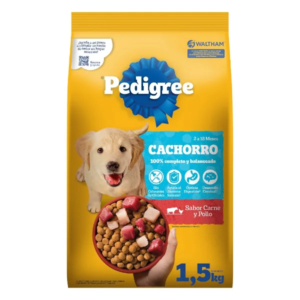Alimento para perro Pedigree Cachorro Sano Crecimiento 1,5 kg