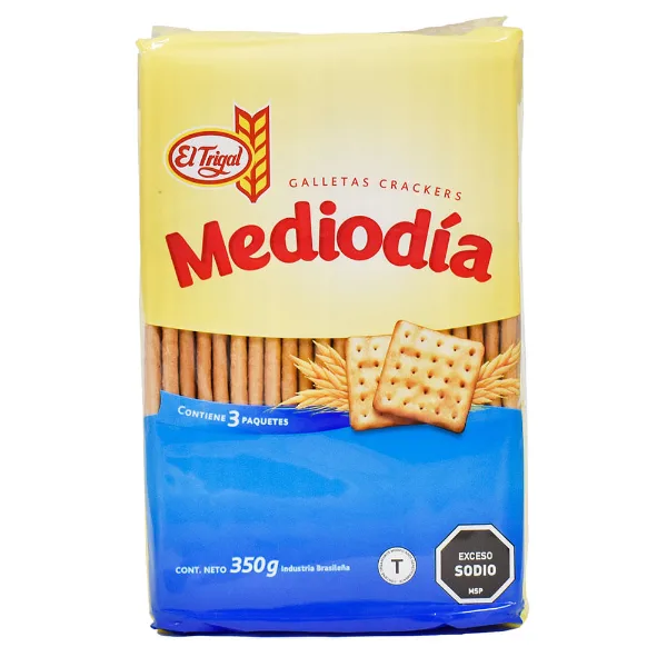 Galleta El Trigal mediodía tripack 350 g