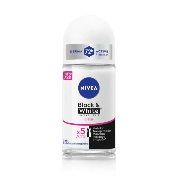 Desodorante Nivea Invisible Clear Roll On 50 ml