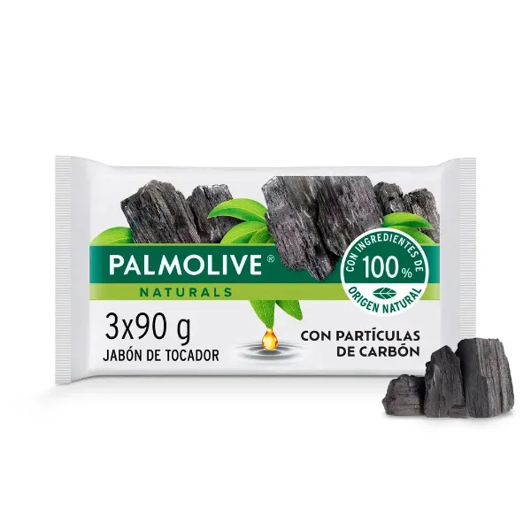 Jabón de Tocador Palmolive Charcoal 3 U 90 g