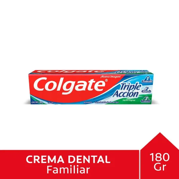 Crema Dental Colgate Triple Accion 180 g