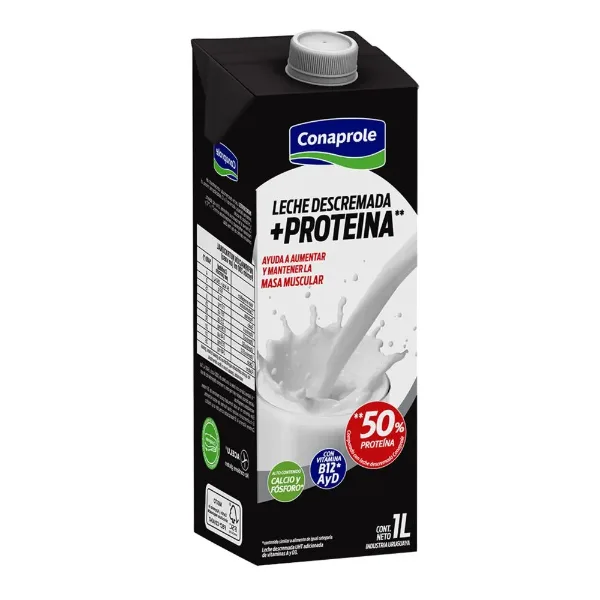 Leche Uth Conaprole Vital Descremada +proteinas 1 l
