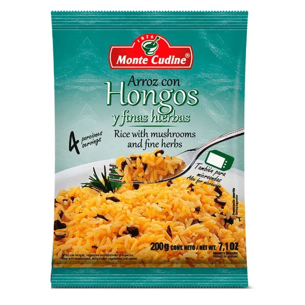 Arroz Monte Cudine Hongos 200 g