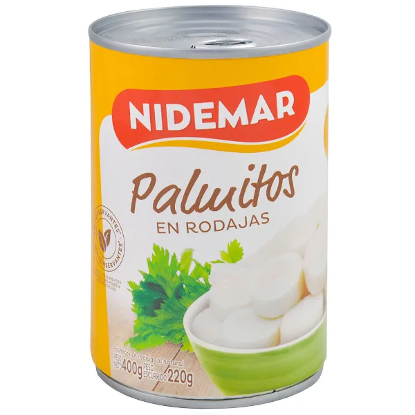Palmitos en rodajas Nidemar 400 g
