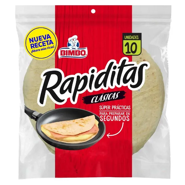 Tortilla Bimbo Rapiditas Clasicas 310 g