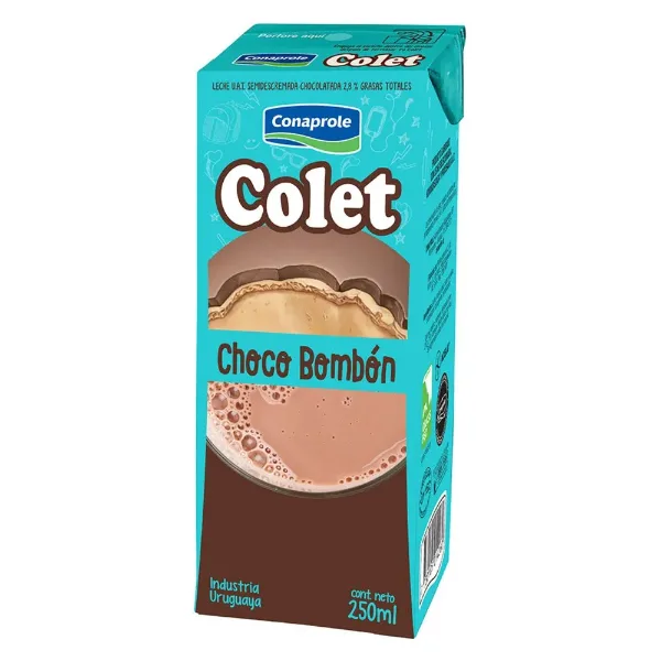 Leche Saborizada Colet Choco Bombon 250 ml