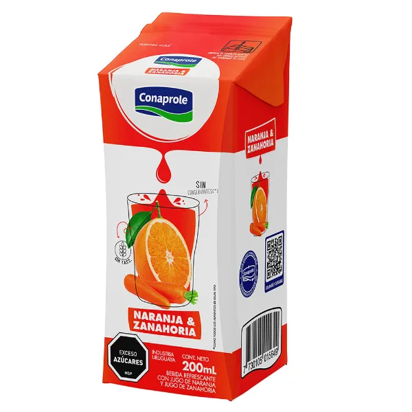 Jugo Conaprole Naranja Zanahoria 200 ml