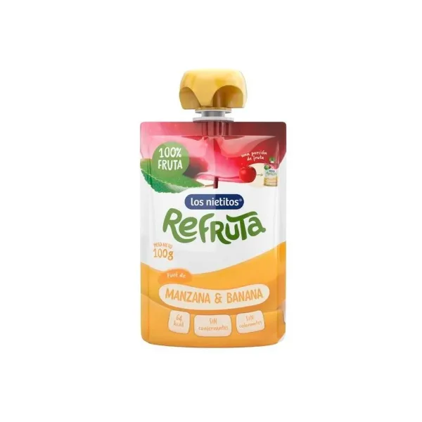 Alimento Los Nietitos Refruta Banana,manzana 100 cc