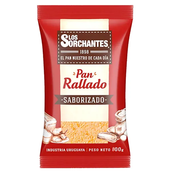 Pan rallado saborizado Los Sorchantes 800 g