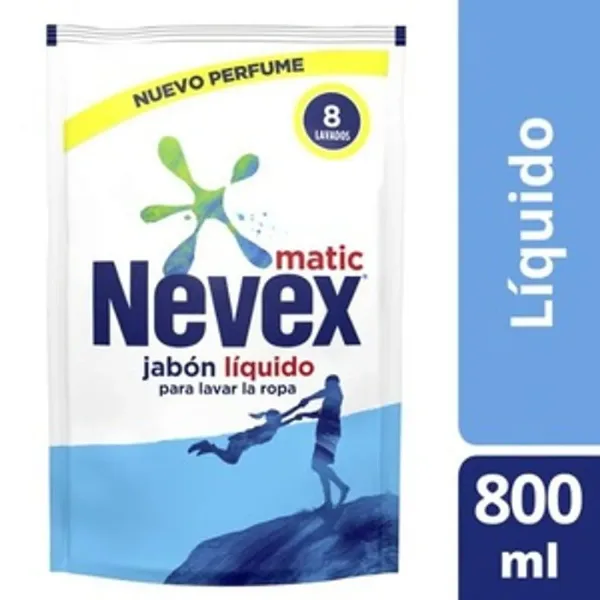 Jabon Liquido Nevex Remueve Manchas Doy Pack 800 cc
