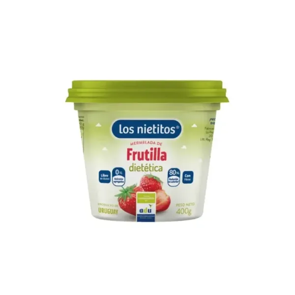 Mermelada Los Nietitos 0% Frutilla 400 g