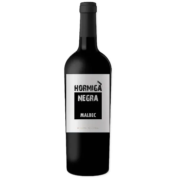 Vino Hormiga Negra Malbec Botella Vidrio 750 ml