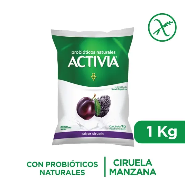 Yogur Activia Ciruela Sachet 1 l