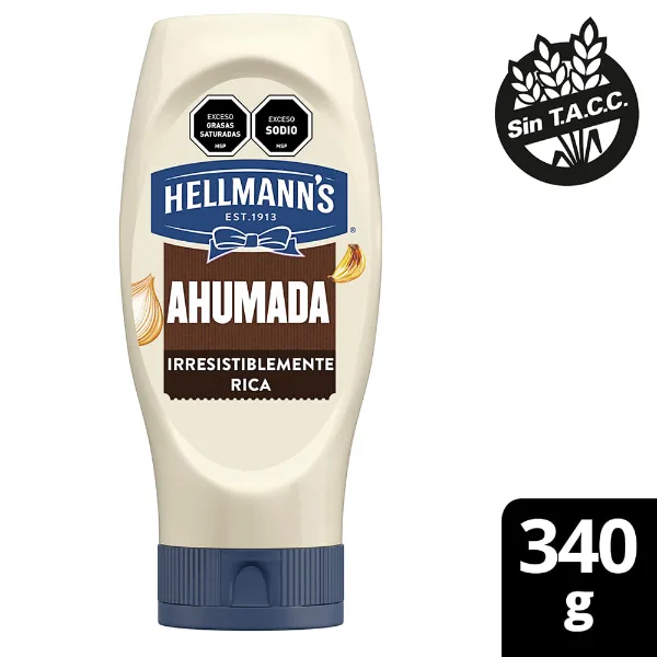 Mayonesa Hellmann's Ahumada pote 340 g