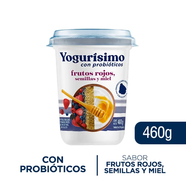 Yogurísimo Selección Frutos Rojos con Miel y Semillas 460 g