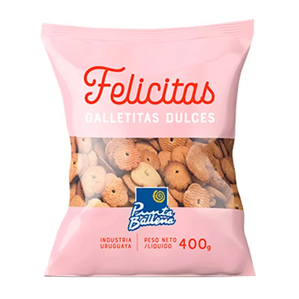 Galletitas Felicita Punta Ballena Vainilla 400 g
