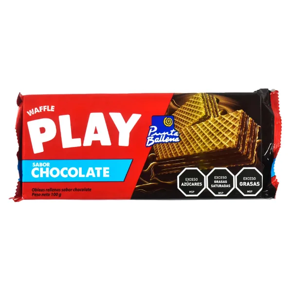 Wafer Play Punta Ballena chocolate 100 g