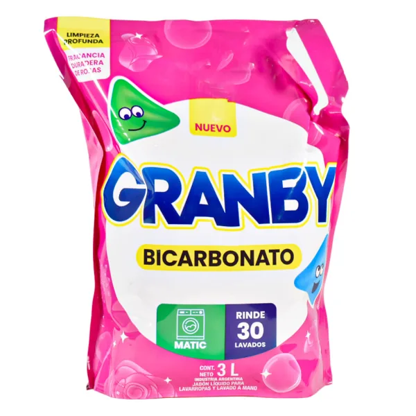 Detergente líquido Granby Rosas 3 l
