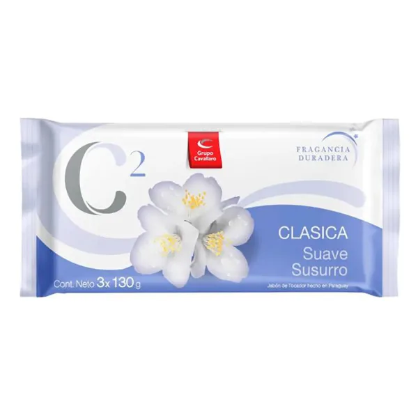 Pack x3 jabón de tocador c2 clásico 130 g
