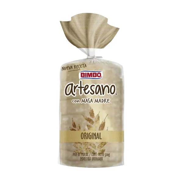 Pan Bimbo Artesano Blanco 530 g