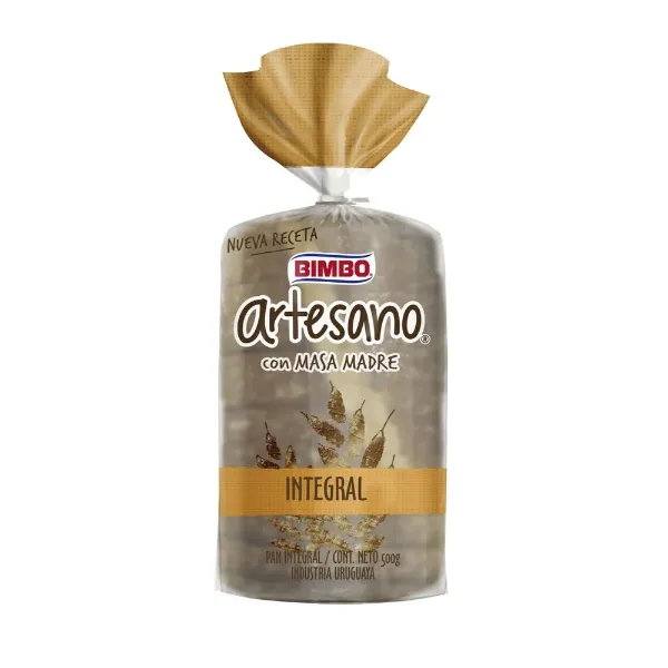 Pan Bimbo Artesano Integral 500 g