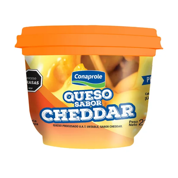 Queso untable Cheddar Conaprole 230 g