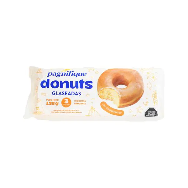 Donuts glaseadas Pagnifique 135 g 3 un.