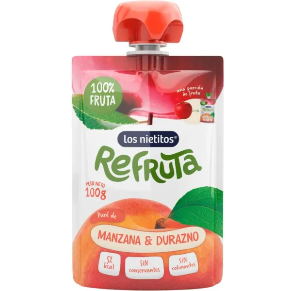Alimento Los Nietitos Refruta Durazno,manzana 100 cc