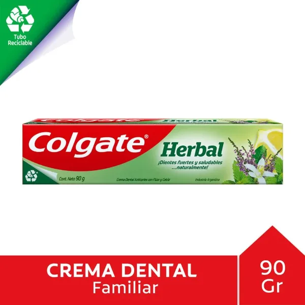 Crema Dental Colgate Herbal Blanqueadora Tub Rec 90 g
