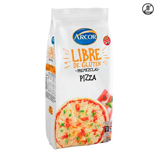 Premezcla para pizza sin gluten Arcor 500 g