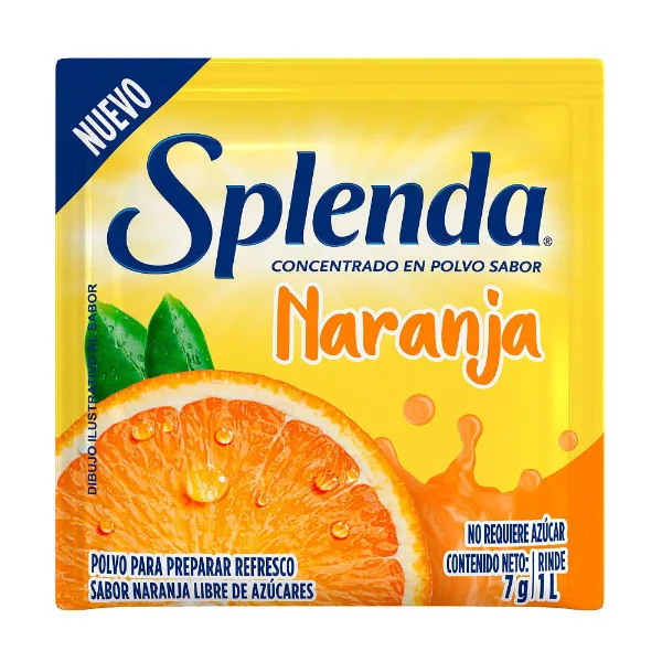 Refresco Splenda Naranja 7 g