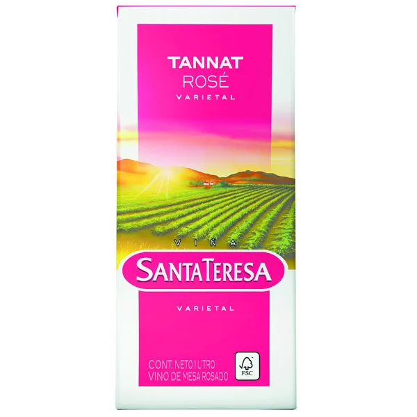Vino Rosado de mesa Tannat Santa Teresa 1 l