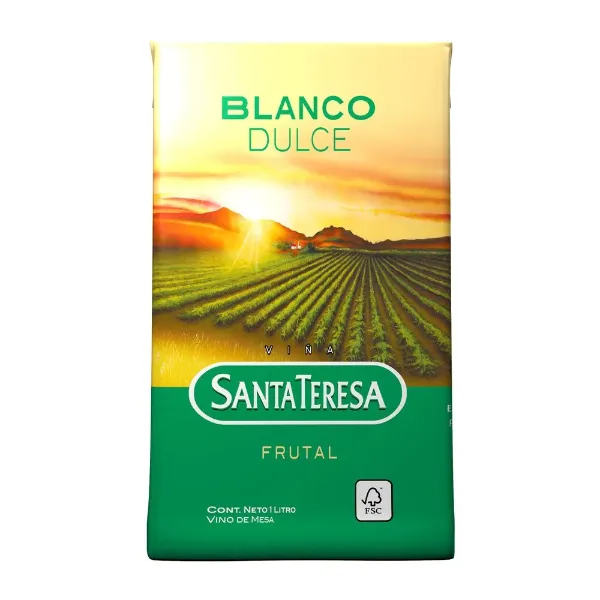 Vino Santa Teresa Blanco Frutal Tetra 1 l