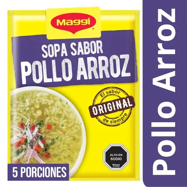 Sopas Maggi Pollo y Arroz 76 g