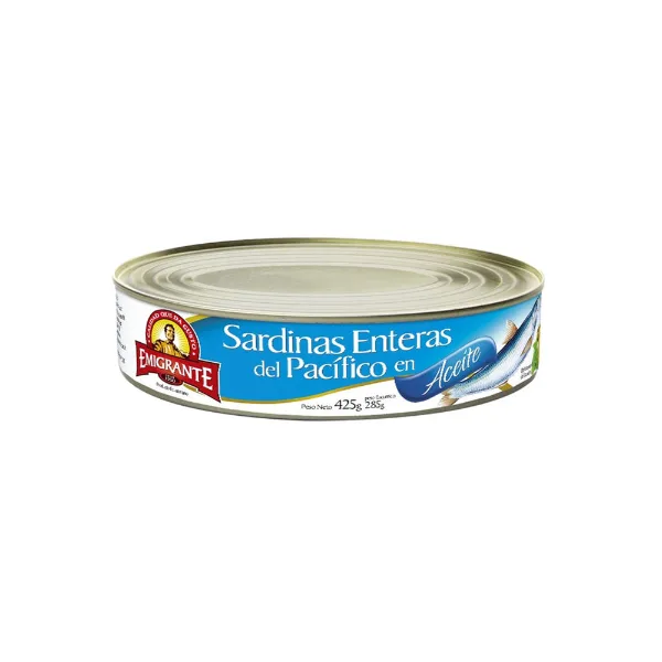 Sardinas en aceite Emigrante oval 425 g