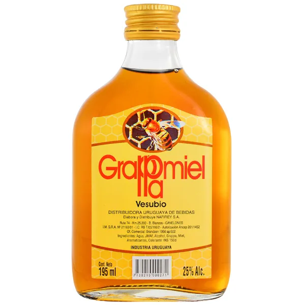 Grappamiel Vesubio petaca