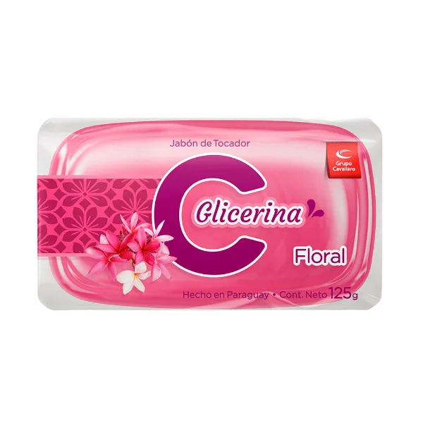 Jabón de glicerina Cavallaro floral 125 g