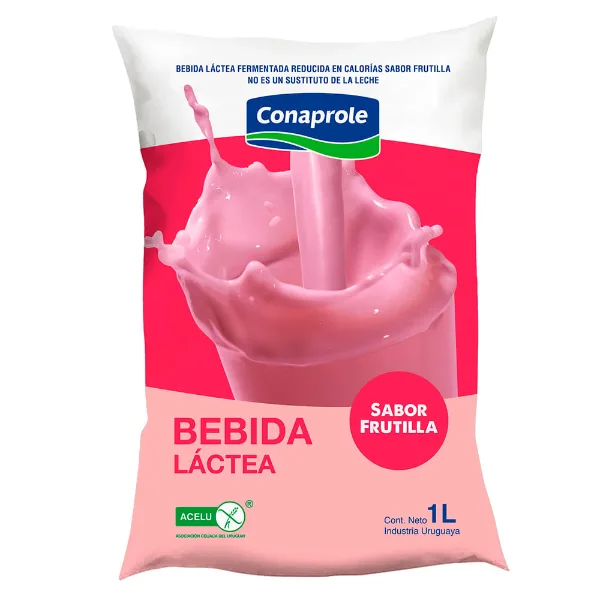 Bebida Láctea Conaprole Frutilla sachet 1 l