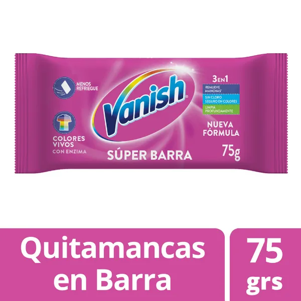 Jabón en Barra Vanish Rosa 75 g
