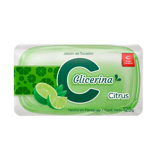 Jabón de glicerina Cavallaro citrus 125 g