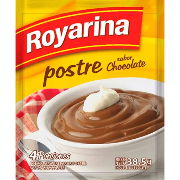 Postre Royarina Chocolate 4 Porciones 43 g