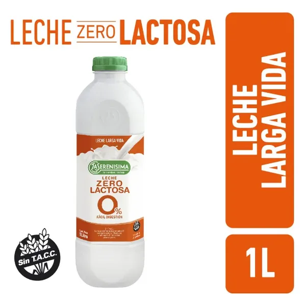 Leche La Serenisima sin Lactosa Botella 1 l